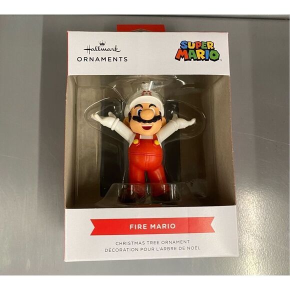 Hallmark Ornament Super Mario Bros FIRE MARIO Christmas Tree - Picture 1 of 3
